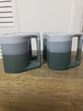 vintage stoneware coffee mugs set of 4