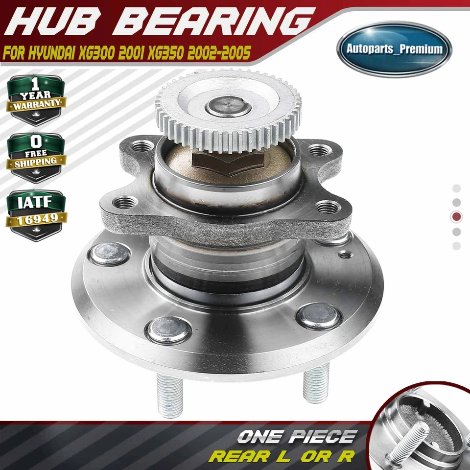 1x Conjunto de cojinete de cubo de rueda trasera para Hyundai XG300 2001 XG350 2002-2005 sedán Foto 1 de 4