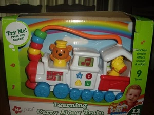 NIB 12M+ Navystar Toys Learning Carry Along Train Talks Musical Letters Colors - Picture 1 of 3