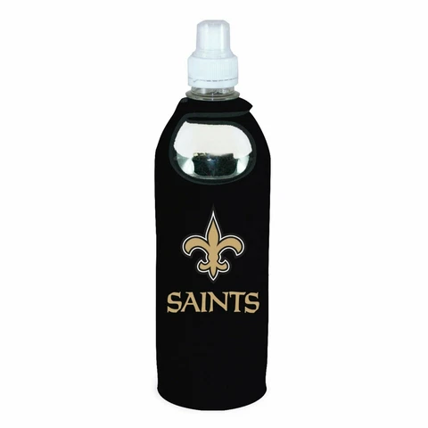 New Orleans Saints 1/2 Liter Water Soda Bottle Beverage Insulator Holder Cooler Cover