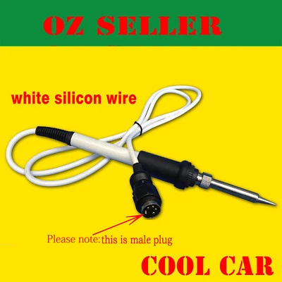 Silicone Cable Soldering Station Iron HANDLE for HAKKO 907 ESD 926 927 936 50W - Image 1 of 3