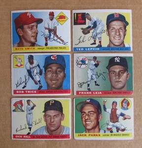 1955 TOPPS BASEBALL CARD SINGLES COMPLETE YOUR SET PICK CHOOSE