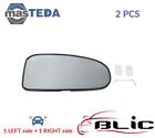 2x BLIC REAR VIEW MIRROR GLASS PAIR LHD ONLY 6102-02-1221211P I FOR TOYOTA
