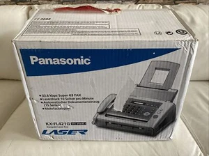PANASONIC KX-FL421G LASER FAX FAXGERÄT TELEFON RARITÄT + OVP - vom Händler - Picture 1 of 11