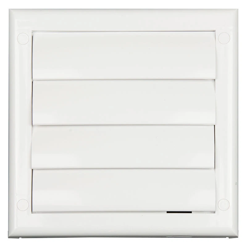 AWENTA Wandlüftungsgitter mit Insektenschutz und Jalousie Ø 100 mm 125 mm T38/T78