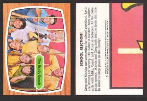 Tarjeta coleccionable vintage The Brady Bunch Topps 1971 que eliges solteros #1-#88 - Imagen 1 de 82