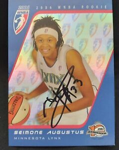 Seimone Augustus autographed WNBA rookie card, 2006 WNBA Enterprises