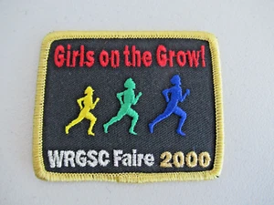 Girl Scout Patch Girls On The Grow WRGS Faire 2000 - Picture 1 of 2