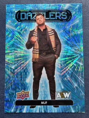 2023 AEW MJF Blue Dazzler Trading Card Upper Deck #86956 - Image 1 of 2