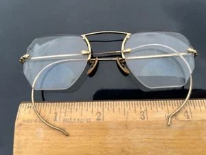 Antique 14k gold eyeglasses - Picture 1 of 3