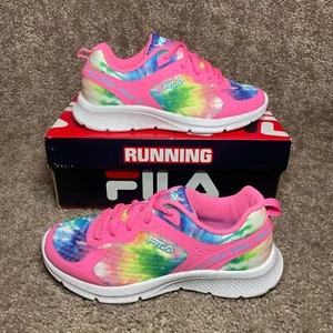 FILA Speedchaser 3 3RM01641-956 Girl Running Shoes Pink Tie Dye Athletic Sneaker - Picture 1 of 7