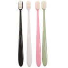  4 Pcs Pp Soft Toothbrush Child Travel Toothbrushes for Adults Tiny Straw Hat