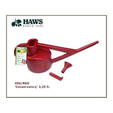 Haws 450/RED 'Conservatory', outdoor plastic RED watering can 2,25 lt.