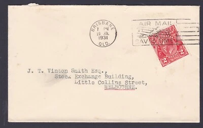 1931 KING GEORGE V PRE-DECIMAL STAMP KENNEDY BOWLY&MANSON COMMERCIAL COVER #B113 - Image 1 of 2