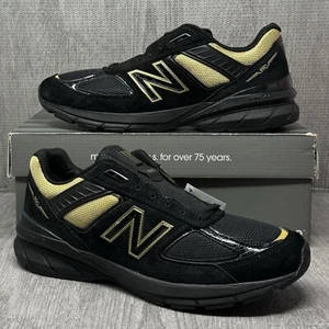 New Balance 990 Made In USA Nero Oro M990BH5 Uomo Taglia 11,5 - Foto 1 di 8