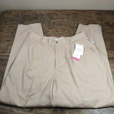 Pantalones Elizabeth Liz Claiborne para mujer talla 18 vintage tostados nuevos con etiquetas escuela preparatoria pierna cónica Foto 1 de 4