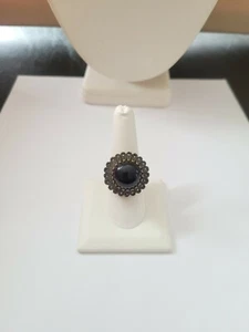 NWT Premier Designs Jewelry IMPERIAL Brass Plated Agate/Crystals Ring Sz 10 - Picture 1 of 5