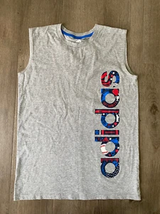 Ärmelloses T-Shirt Jungen Adidas grau - L (14-16) - Bild 1 von 5
