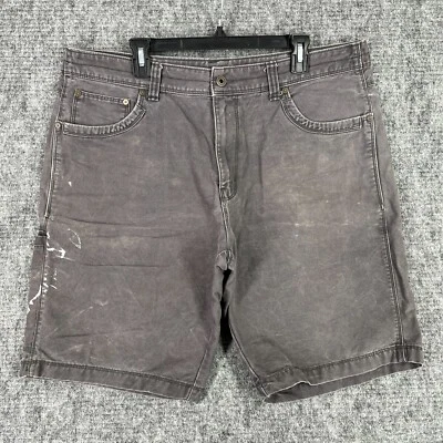 Pantalones Cortos Eddie Bauer Para Hombre 38 Gris 10" Lata Entrepierna Foto 1 de 4