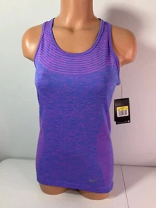 NIKE Dri-Fit Pink & Blue Fitness Top. #718567. Size Small. NEW. - Picture 1 of 10