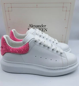 Alexander McQueen Oversized Larry women's sneakers rhinestones EU 41 US 11 $990 - Picture 1 of 15