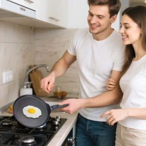 28cm Pancake Pan, Non-Stick Pancake Frying Pan, High-Performance Non-Stick Coati - Bild 1 von 6