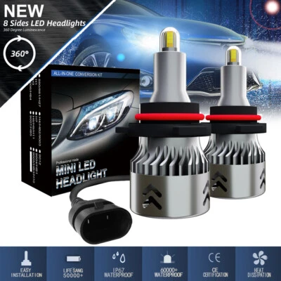 2X 9005 HB3 LED Headlight 110W 15000LM 360° Bright Bulbs Car Repalce HID Xenon - Image 1 of 4