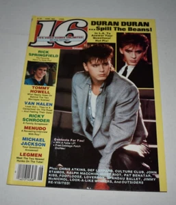16 Magazine June 1984 Duran Duran Van Halen - Picture 1 of 4