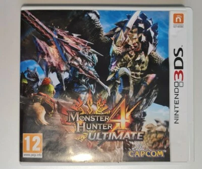 🔥 Monster Hunter 4 Ultimate Nintendo 3DS Game PEGI 12+ Adventure: Role Playing  - Image 1 of 4