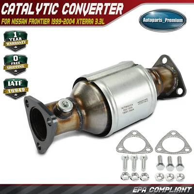 Front Right Catalytic Converter for Nissan Frontier 1999-2004 Xterra 00-04 3.3L - Image 1 of 4