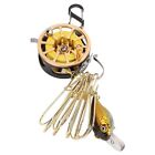 1Pc Golden Stainless Steel Live Fish Lock Portable Fishing Screw Lock For
