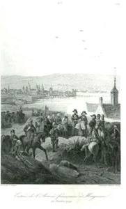 DUE INCISIONI 800 - NAPOLEONE BATTAGLIA ALTENKIRCHEN E ENTRATA A MAGONZA 12/21 - Imagen 1 de 4