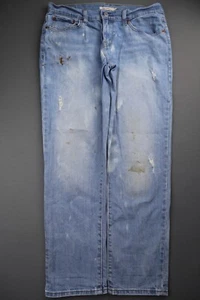 Pantalones de mezclilla ajustados Levi's 711 2015 desgastados elásticos tiro medio talla 27 (Sr 29x26) - Imagen 1 de 9