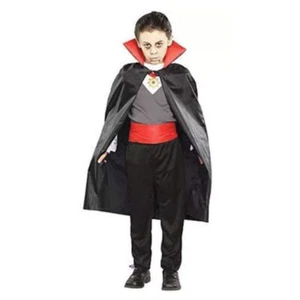 3-Piece Vampire Costume Boys Small (4-6) Shirt Cape & Pants - Picture 1 of 1