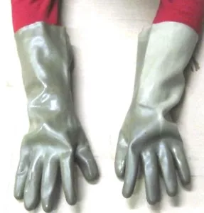 10 p.Latex Gummihandschuhe NVA Handschuhe ABC Schutzanzug Chemie Fetisch Prepper - Bild 1 von 5