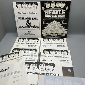Britains Beatles Appreciation Society BBAS Magazines 1 2 3 4 Dave Durbane 1977 - Picture 1 of 20