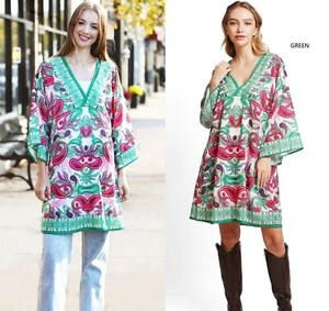 ComfyLuxe Kleid mit Paisleymuster - Bild 1 von 5