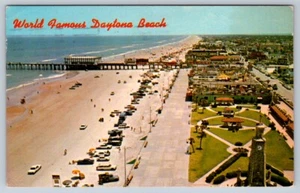 Boardwalk And Recreation Area, Daytona Beach, Florida, 1982 Aerial View Postcard - Picture 1 of 2