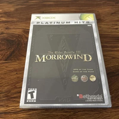 The Elder Scrolls III 3 Morrowind Platinum Hits Microsoft Xbox ¡NUEVO SELLADO! Foto 1 de 2