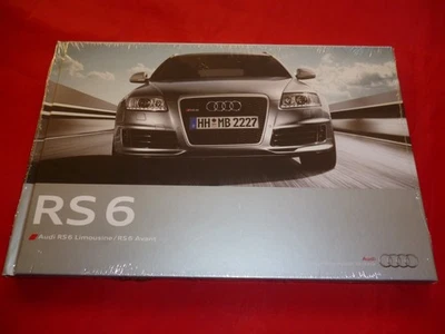 2009 Audi RS 6 C6 Saloon Avant Hardback Brochure Brochure Depliant Folleto - Image 1 of 4
