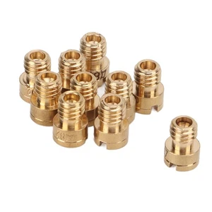 _10pcs Carburetor Main Jets Metal Carb Main Nozzle 82‑105 For GY6 50cc 139QMB - Picture 1 of 22