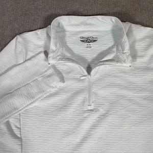 Straight Down Golf Jacket Womens Size Medium White 1/4 Zip Lightweight Sports - Picture 1 of 9