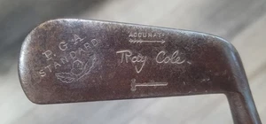 Antique Vintage Ray Cole Colorado Springs Hickory Wood Shaft Golf Club Putter - Picture 1 of 6