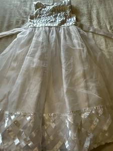 Cinderella Girl’s Size 12 Large L 1st Communion Flowergirl Gown Dress Outfit - Picture 1 of 4