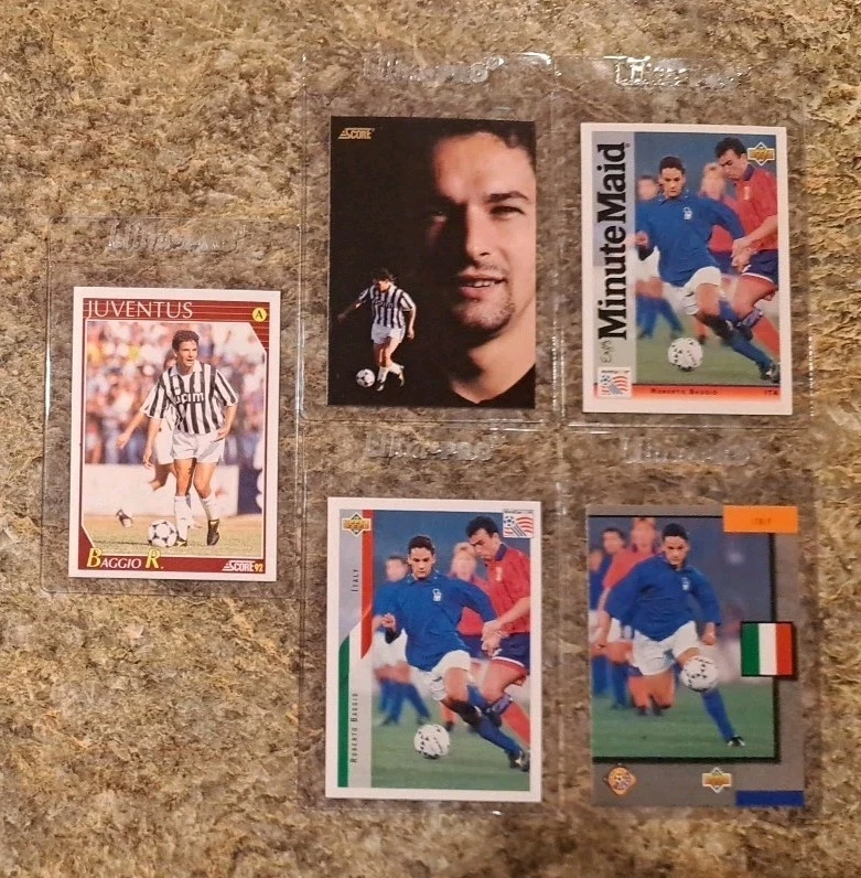 (5) Roberto Baggio 1991-92 Score Rookie card RC 1994 Upper Deck Copa do Mundo Itália - Imagem 1 de 4