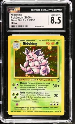 2000 Pokemon Nidoking #11/130 CGC 8.5 - Image 1 of 2