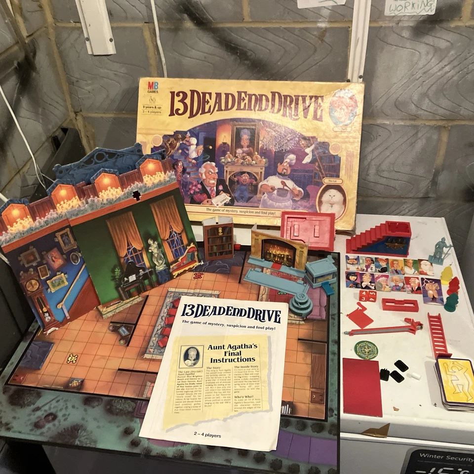 13 Dead End Drive Board Game by MB Games 1994 Family Fun Retro Vtg Spares - Image 1 of 4
