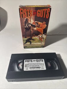 VTG Fists And Guts VHS Kung-Fu Martial Arts Movie - Picture 1 of 3