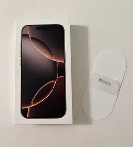 Original Apple iPhone 16 Pro Desert Titanium 256 Go vide *boite seule* - Photo 1 sur 11
