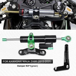 For Kawasaki Ninja ZX-6R 636 ZX 6R Motorcycle Steering Stabilizer Kit 2013-2025 - Picture 1 of 9